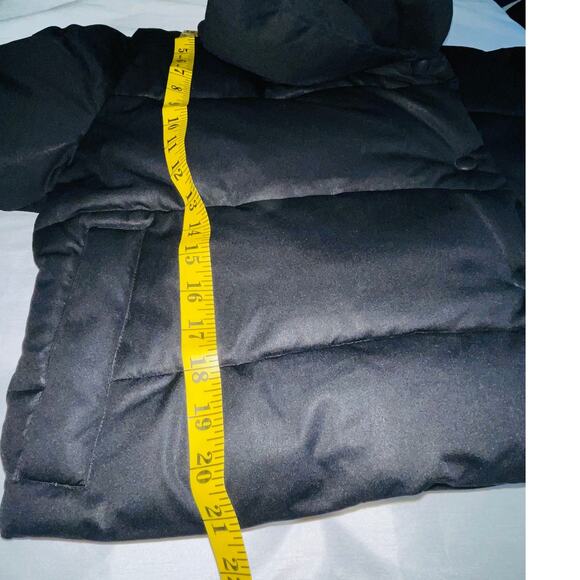 Avec Les Filles Crop Puffer Jacket - Women's Size XS - Asymmetric Snap Closure - Picture 8 of 11